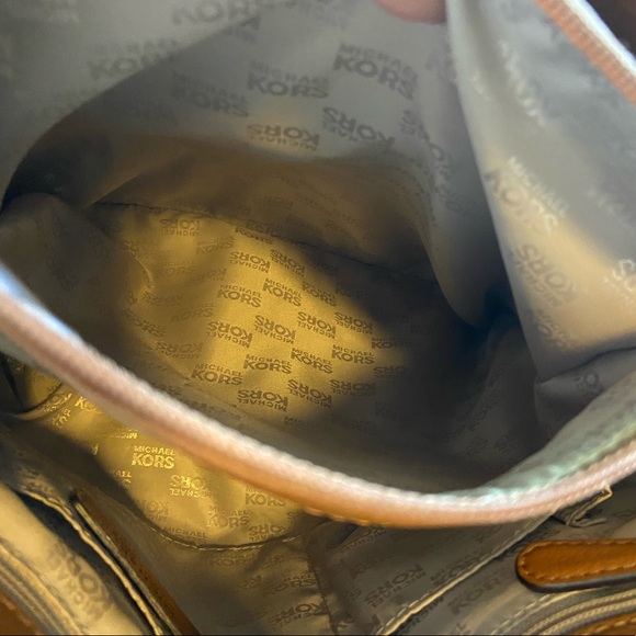 Michael Kors (Vintage) Hamilton, Purse, Tan - Picture 7 of 9